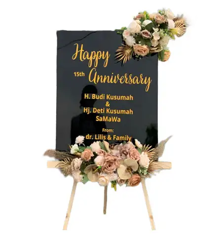 Papan Bunga Akrilik Bodeh